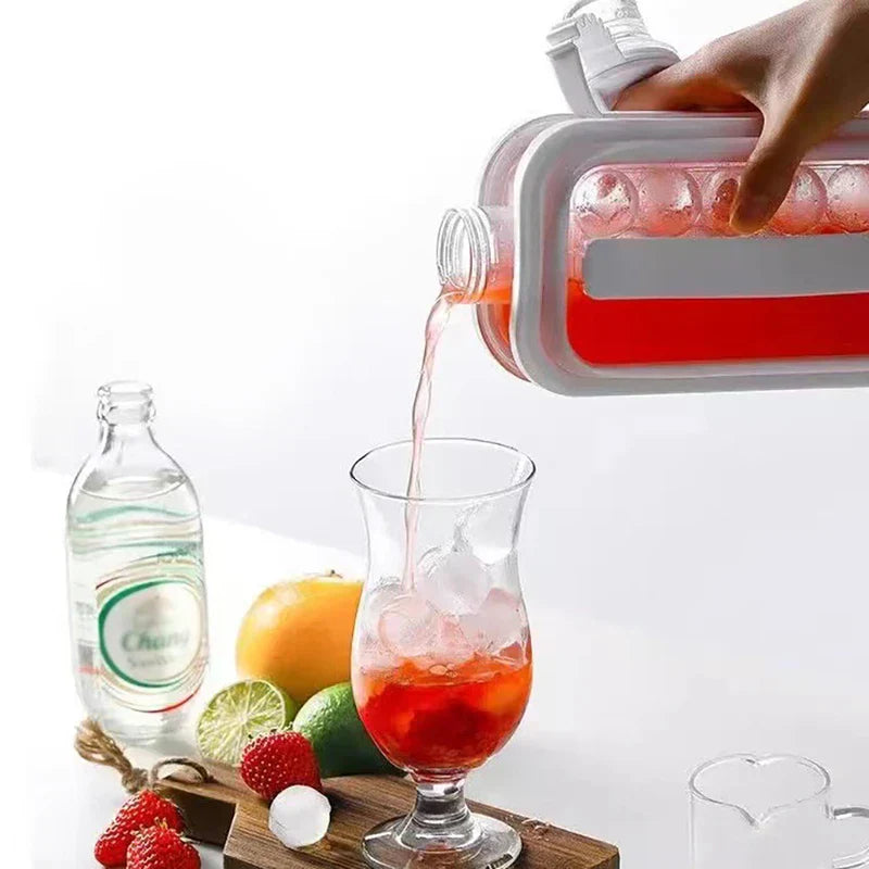 2-In-1 Sphere Ice Mold & Portable Bottle Jug