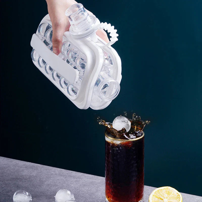 2-In-1 Sphere Ice Mold & Portable Bottle Jug