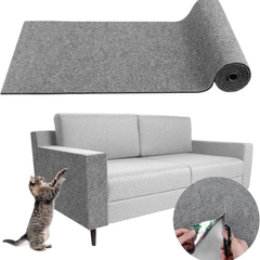 PolyGriffe - Cat Scratch Protector Mat – Self-Adhesive Furniture Scratch Guard