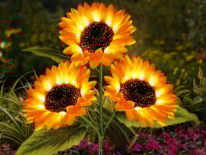 Solar LED Sunflower Garden Lights-29.6inch/75cm