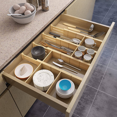 Adjustable Bamboo Drawer Organizer – Turn Messy Drawers Into Organized Spaces