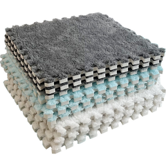 Interlocking Plush Floor Mats 10 Pack