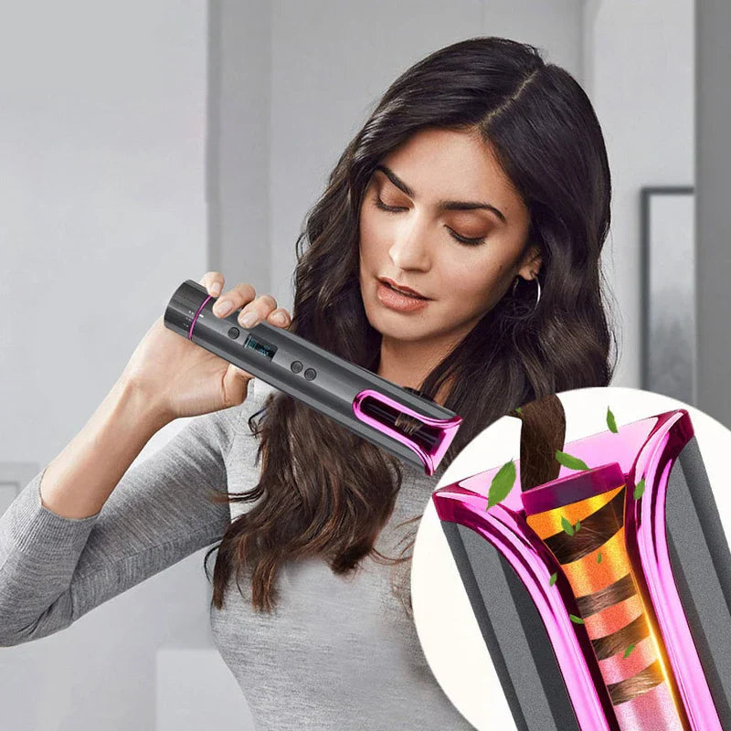 2Nd Gen Automatic Hair Curler Wand Cordless