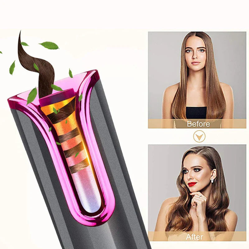 2Nd Gen Automatic Hair Curler Wand Cordless