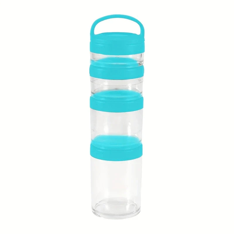 3-Tier Stackable Airtight Storage Canister Jar