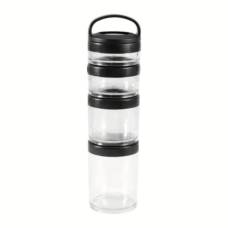 3-Tier Stackable Airtight Storage Canister Jar