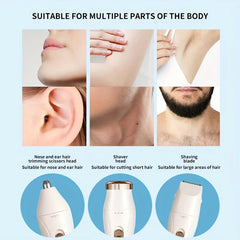 3-In-1 Electric Shaver Razor Grooming Kit