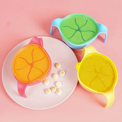 3-In-1 Spill Proof Baby Snack Bowl With Straw Lid