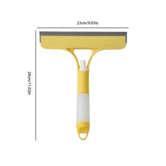 3-In-1 Window Glass Squeegee Scrubber Spray Bottle Cleaner