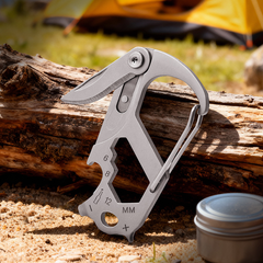 Multifunctional Mini EDC Carabiner Keychain