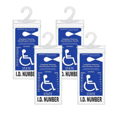Handicap Parking Placard Holder（ 2 Pcak ）