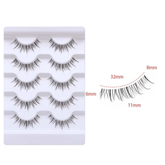 Natural-style Bottom Lash (5-pair pack)