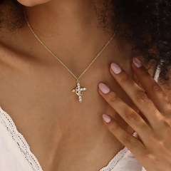 Crown Cross Faith Necklace