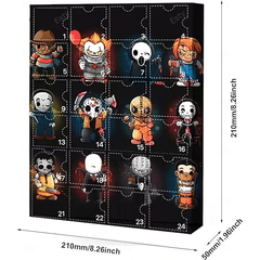 31-Day Halloween Advent Calendar with Mini Figurines