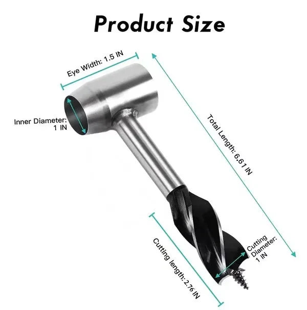 Bushcraft Settlers Tool Survival Hand Auger Wrench New HomeGoods