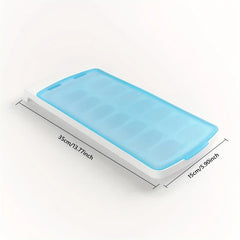 4-Grid Easy Release Ice Cube Tray Mold With Lid