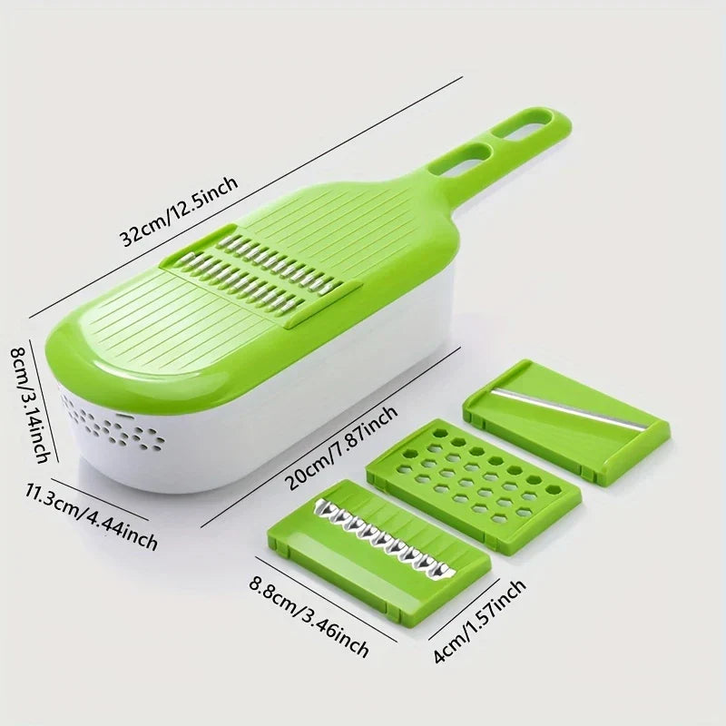 4-in-1 Mandoline Slicer Grater Vegetable Cutter