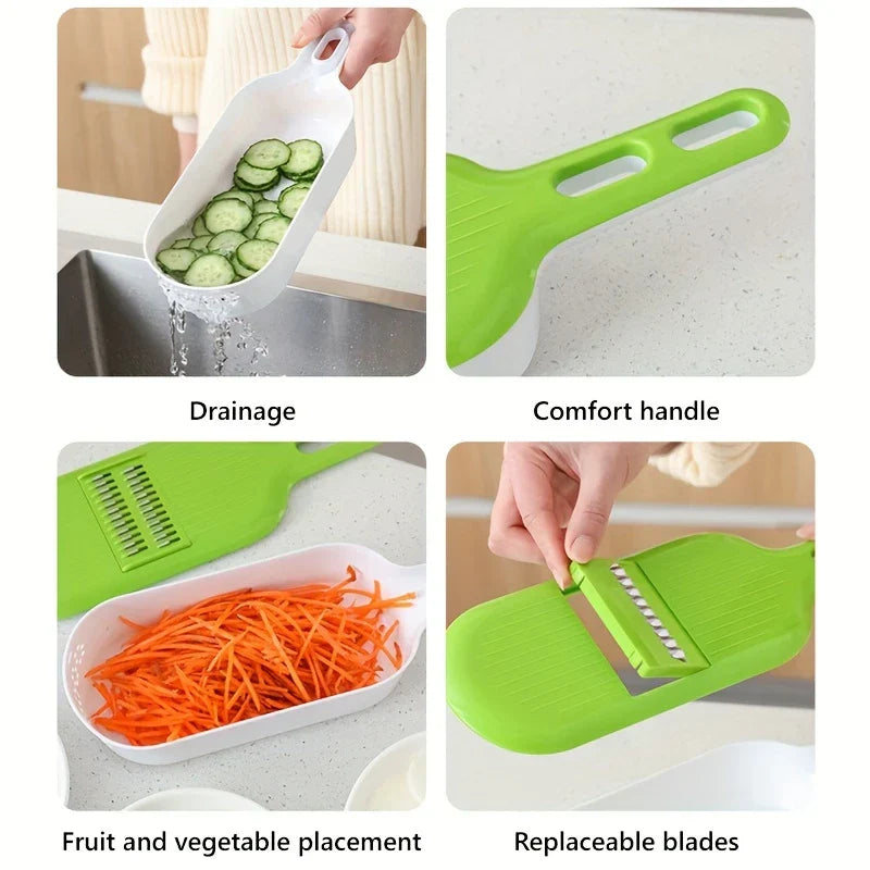 4-in-1 Mandoline Slicer Grater Vegetable Cutter