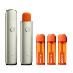 Zdeer smart oral spray device with orange refill cartridges