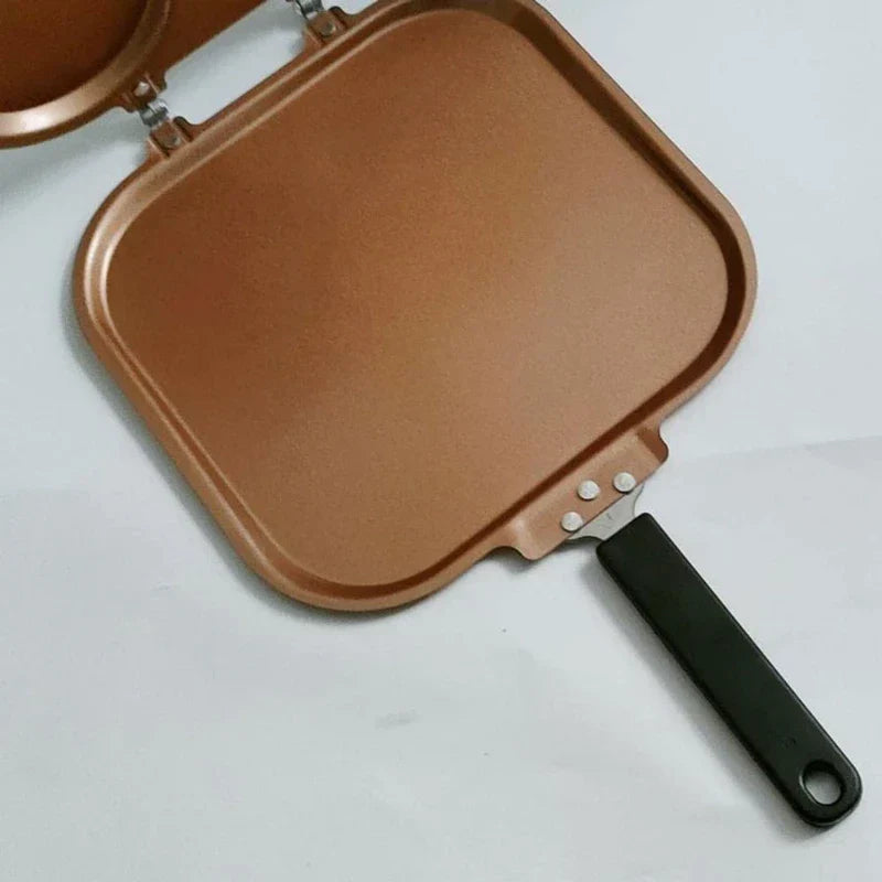 4 Hole Divided Frying Pan Non Stick Egg Pancake Burger Skillet