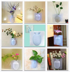 Reusable & Removable Magic Silicone Vase Sticker