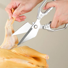 BoneMaster™ Heavy-Duty Kitchen Shears – Powerful Poultry & Meat Cutting Scissors