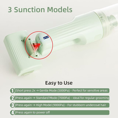 Pet grooming vacuum cleaner - silent handheld vacuum brush