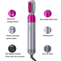 5-in-1 Hot Air Brush Styler Dryer Volumizer