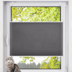 Cordless Cellular Shades - No Tools No Drill Honeycomb Blinds for Wind