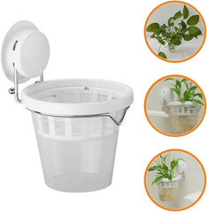 No Drill Suction Cup Hydroponic Planter