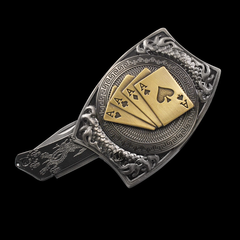 Retro Western-Style Belt with Concealed Lighter/Dagger