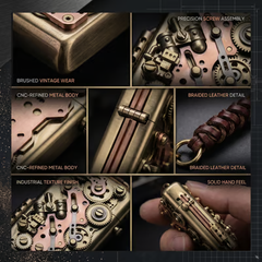 Steampunk Kinetic Gear Lighter