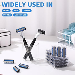 7-Blade Razor System For Men | Smooth Shave & Replaceable Cartridges