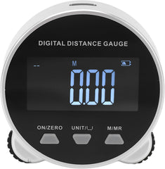 Digital Tape Measure, 656.2ft Long Distance Electronic Rolling Ruler LCD Display, 260mAH Battery, USB Rechargeable Rolling Distance Measuring Tool for Circular Flat Curved Diameter