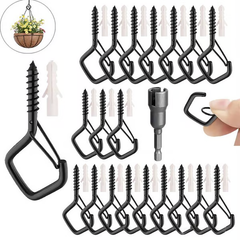 Windproof Safety Hooks for Outdoor Lights & Decorations (20PCS)