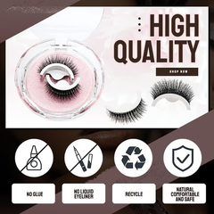 Reusable Self Adhesive Eyelashes-Look Gorgeous in 5 Seconds