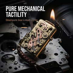 Steampunk Kinetic Gear Lighter