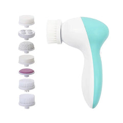 7-In-1 Facial Cleansing Brush Massager Set