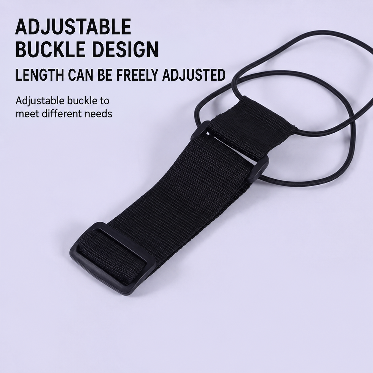 Adjustable buckle luggage strap, free length adjustment travel accessory