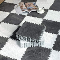 Interlocking Plush Floor Mats 10 Pack