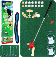 Mini Golf Games - Funny Golfer Gifts for Kids, Unique Mini Golfer On A Stick