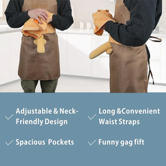 Prank Cooking Apron for Men, BBQ Grill Apron for Husband Boyfriend