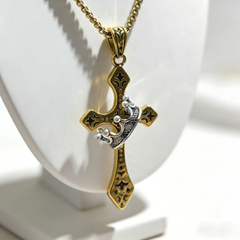 Kingdom Cross & Crown Pendant