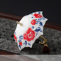 Rotatable Umbrella-Shaped Ceramic Tea Filter