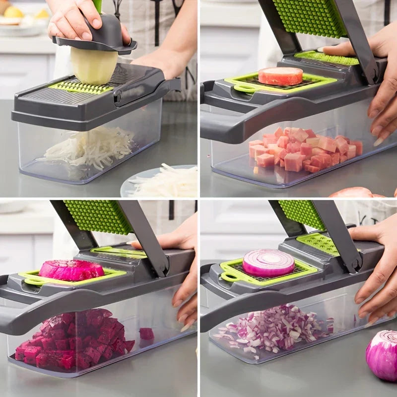 8-in-1 Mandoline Slicer Vegetable Chopper Set
