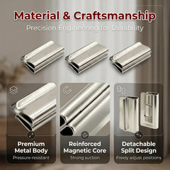 Magnetic Curtain Clips for Home Patio Office Strong Magnetic Curtain Clips