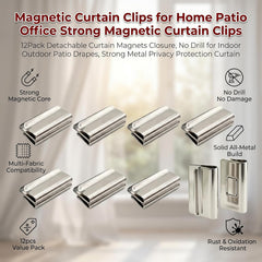 Magnetic Curtain Clips for Home Patio Office Strong Magnetic Curtain Clips