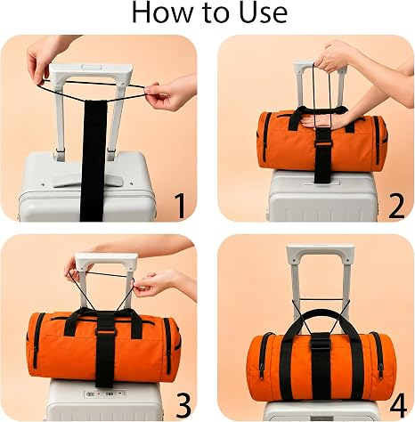 How to use luggage strap: 4-step guide to secure bag on suitcase