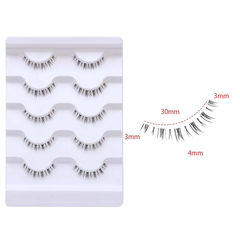 Natural-style Bottom Lash (5-pair pack)