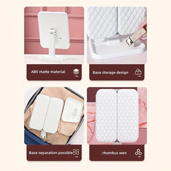 8th Generation Folding LED Travel Makeup Mirror